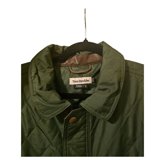 TOM BECKBE New Braddock Quilted Jacket Green - Size Large - Picture 4 of 10